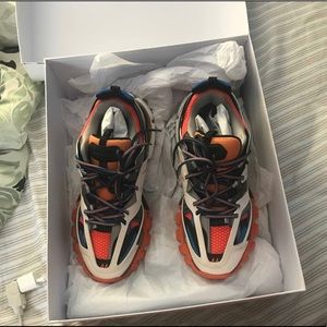 Balenciaga Track Trainer orange grey